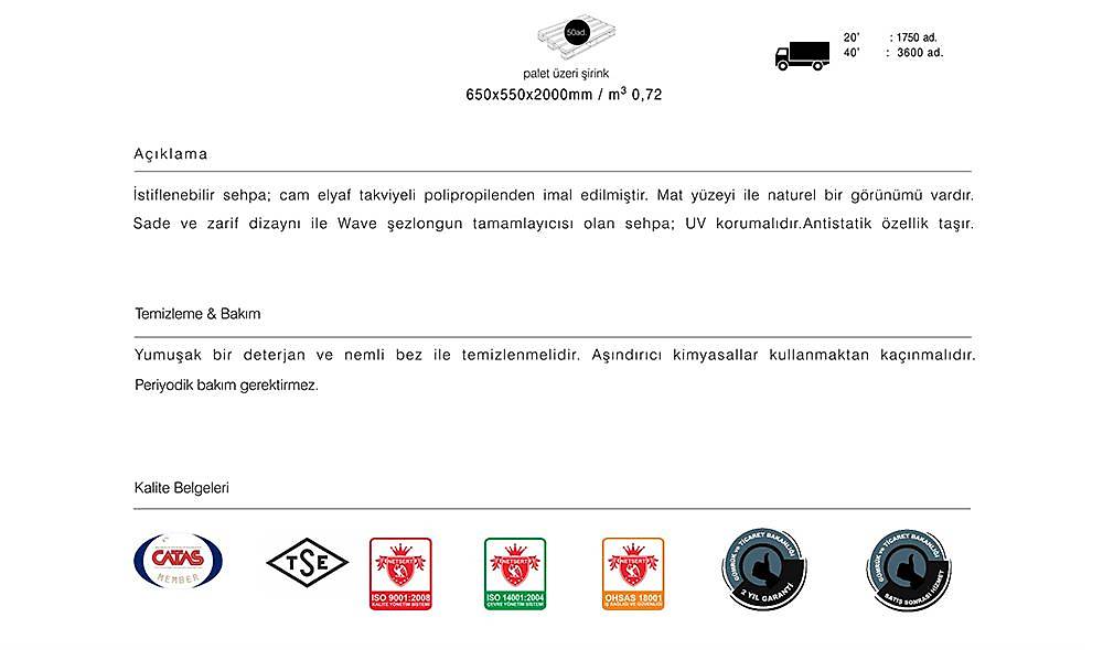 Wave Sehpa Bahçe Aksesuar