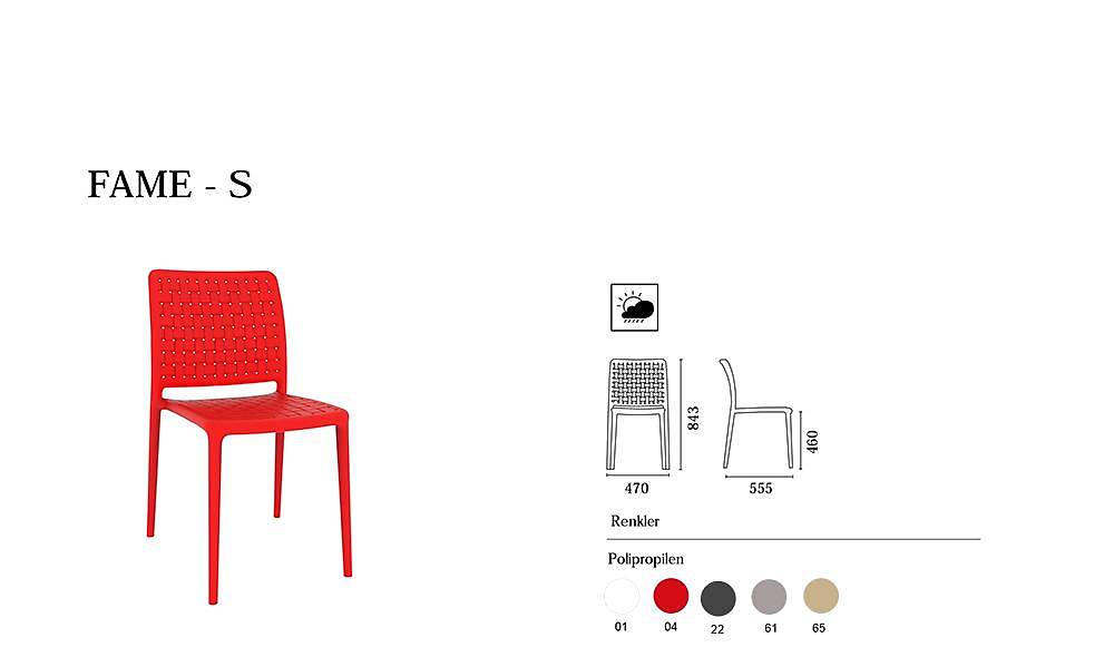 Fame-S Soft Sandalye 2 Adet Bahçe Mobilyası