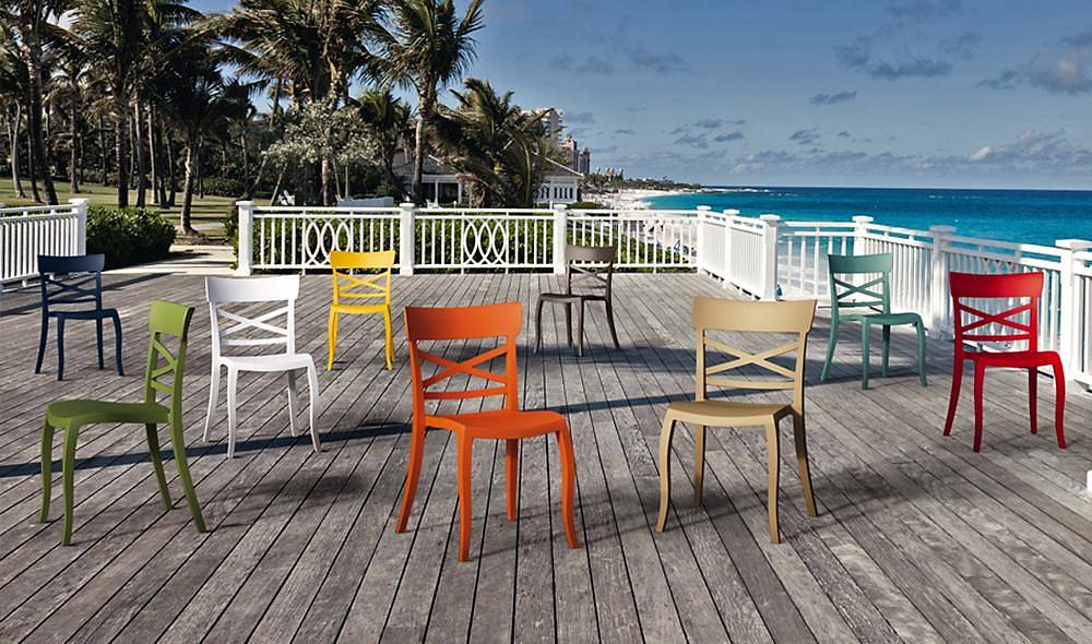 X Sera- S Sandalye 2 Adet Bahçe Mobilyası