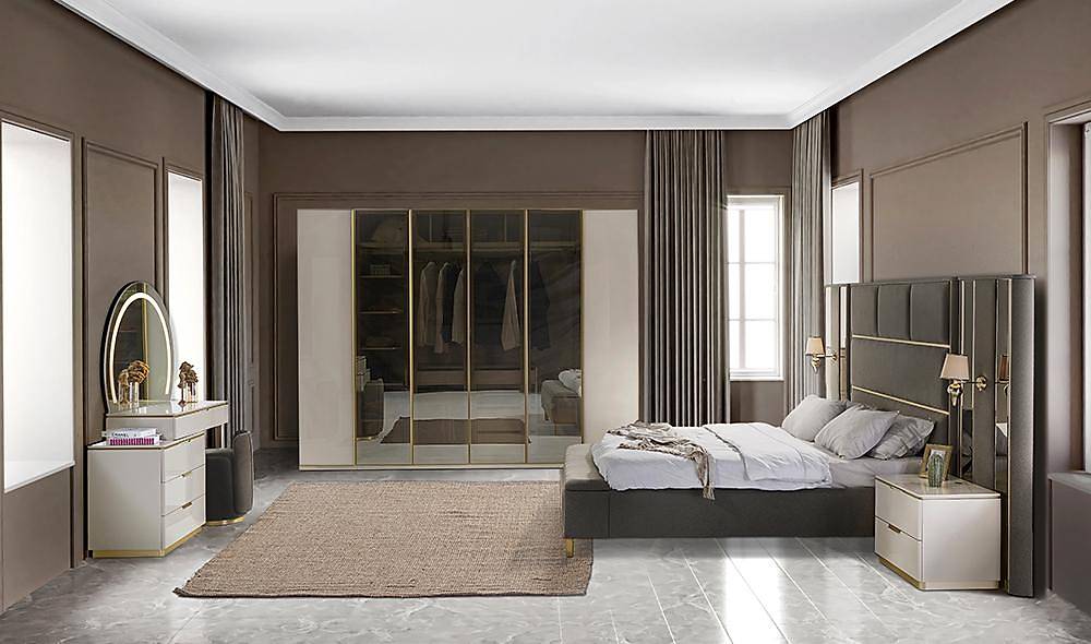 Kıbrıs 6 Kapılı Yatak Odası Yatak Odası