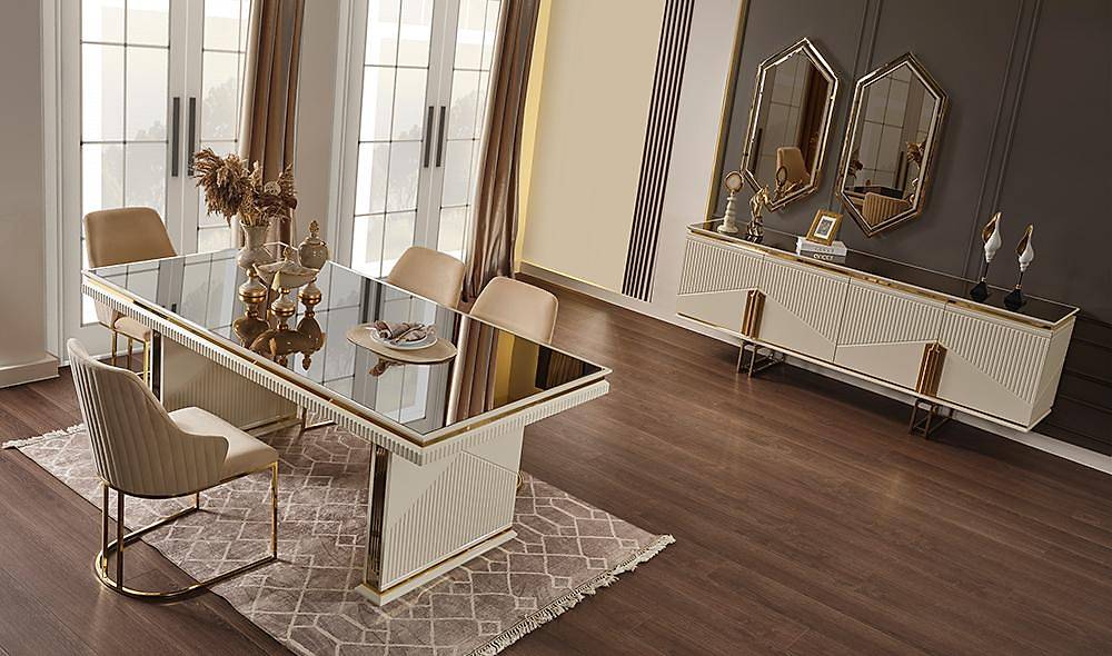 Maya Ekru Yemek Odası Yemek Odası