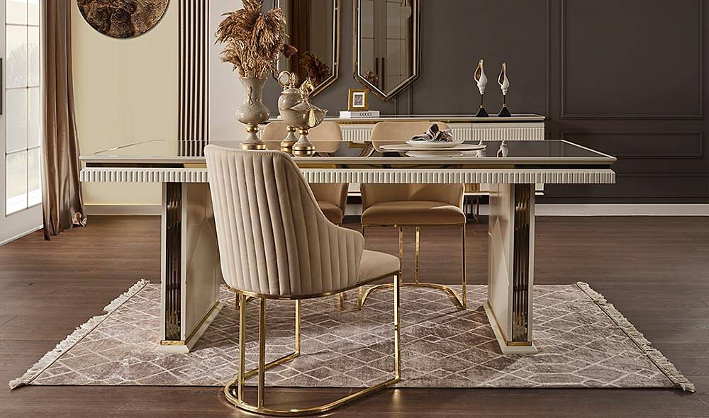 Maya Ekru Yemek Odası Yemek Odası