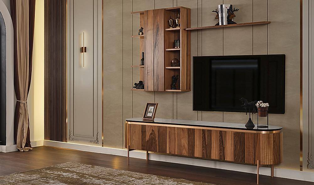 Mood Ceviz Tv Ünitesi TV Ünitesi