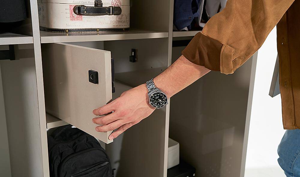 Zirkon Köşe Gardolap V2 Kapaklı Gardırop