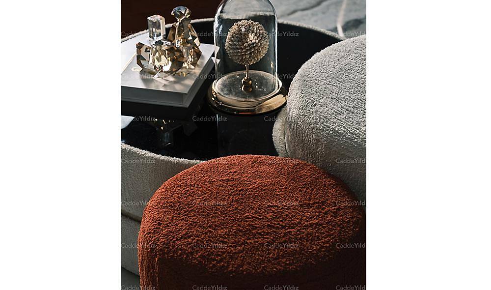 Mostar Puflu Sehpa Seti Sehpa ve Aksesuar