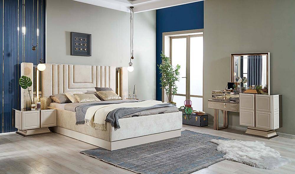 Peru Bazalı Yatak Odası