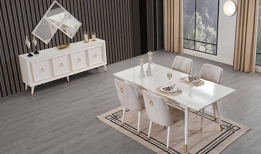 İzmit Ekru Yemek Odası Yemek Odası