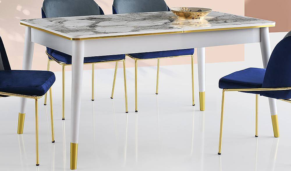 Kristal Yemek Masası Takımı Yemek Masası Takımı