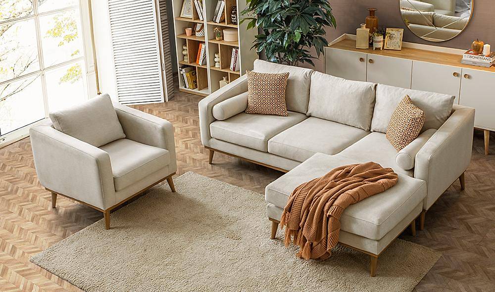 Bohemian Berjerli Köşe Takımı Köşe Koltuk