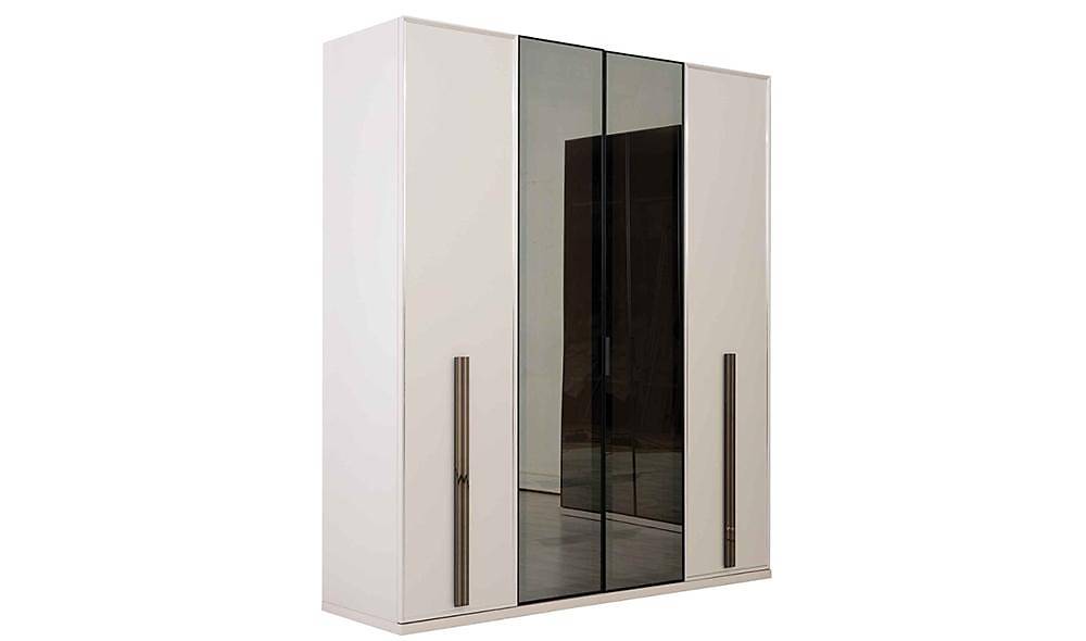 Sarmaşık Köşe Gardolap Kapaklı Gardırop