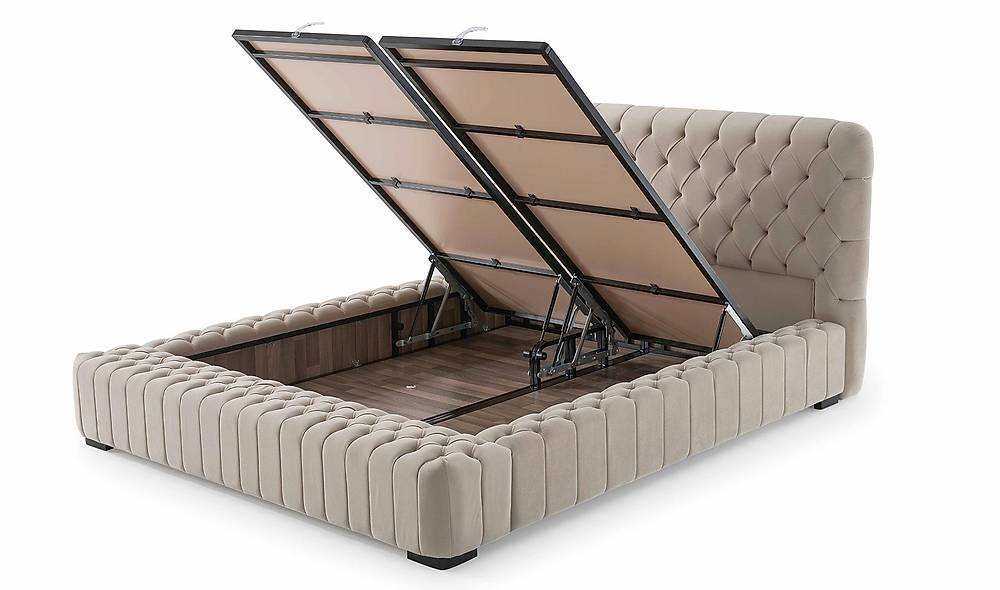 Arya Bazalı Karyola ve Başlık Yatak Baza Başlık