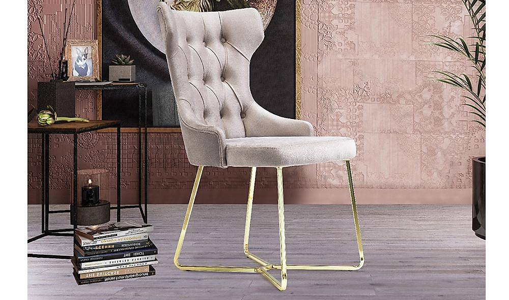 Milano Gold Sandalye 6 Adet Masa Sandalye