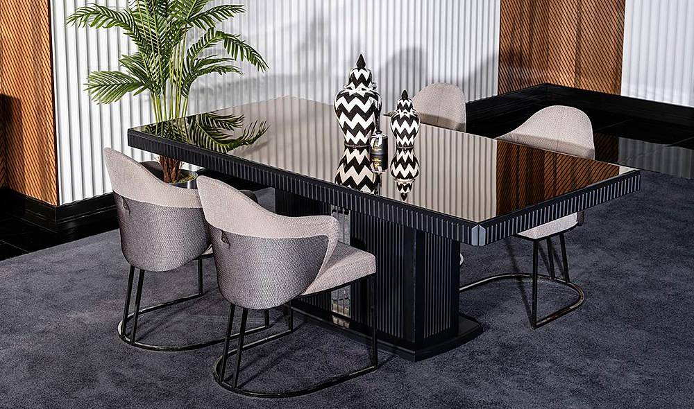 Estevan Luxury Yemek Masası Takımı Yemek Masası Takımı