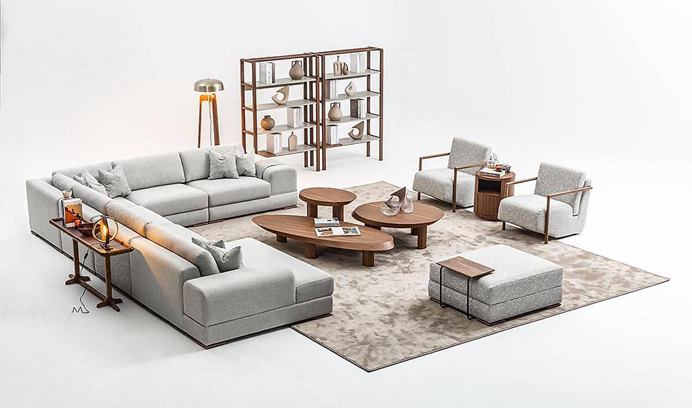 Pablo Berjerli Köşe Takımı Köşe Koltuk