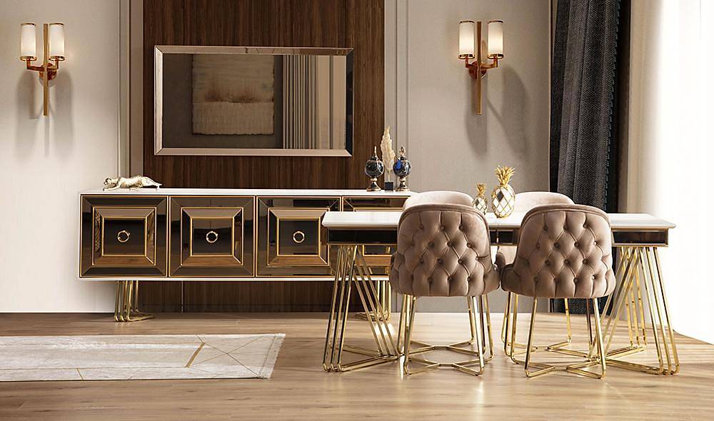Queen Luxury Yemek Odası V2 Luxury Yemek Odası