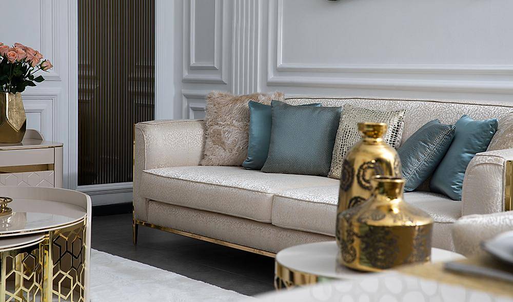 Bahama Koltuk Takımı Ekru Koltuk Takımı