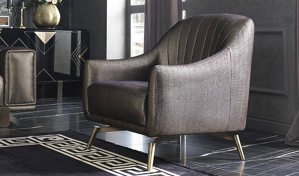 Alfa Salon Takımı Kahverengi Koltuk Takımı