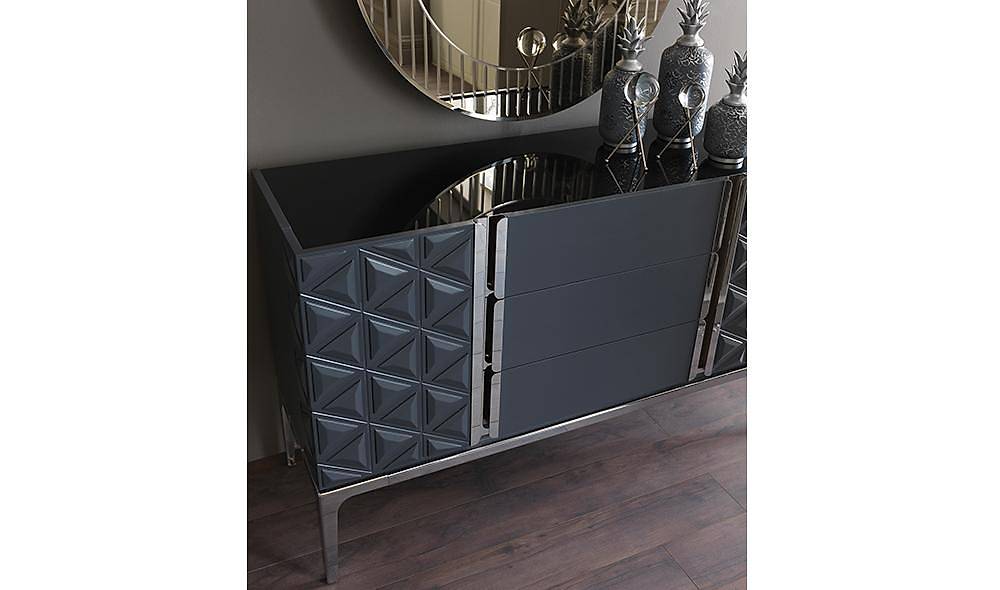 Vadi Antrasit Yemek Odası Yemek Odası