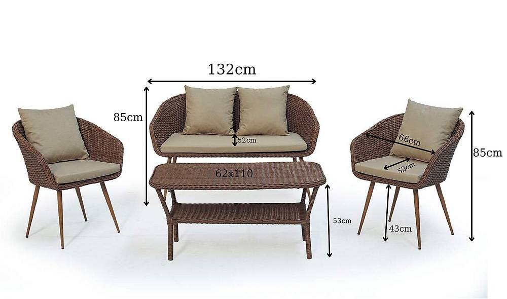 Miss Bahçe Koltuk Takımı Bahçe Oturma Grubu