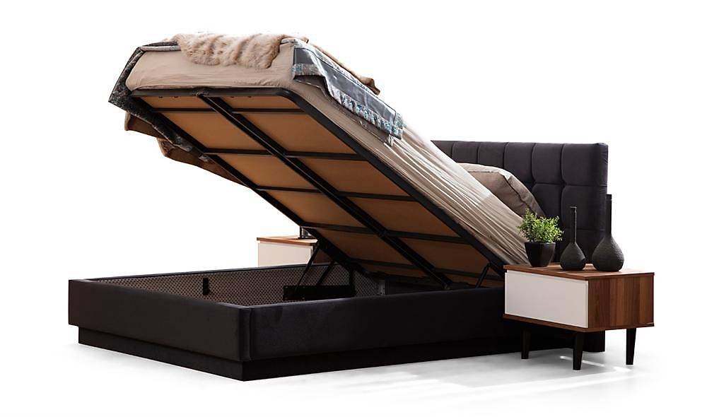 New York Bazalı Yatak Odası Yatak Odası