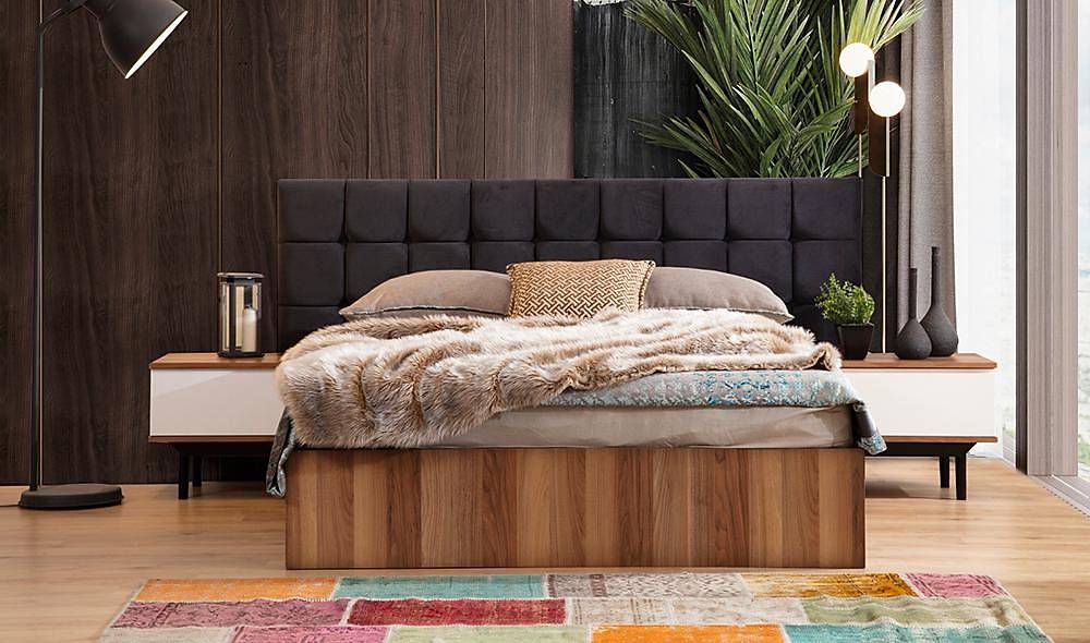 New York Bazalı Yatak Odası Yatak Odası