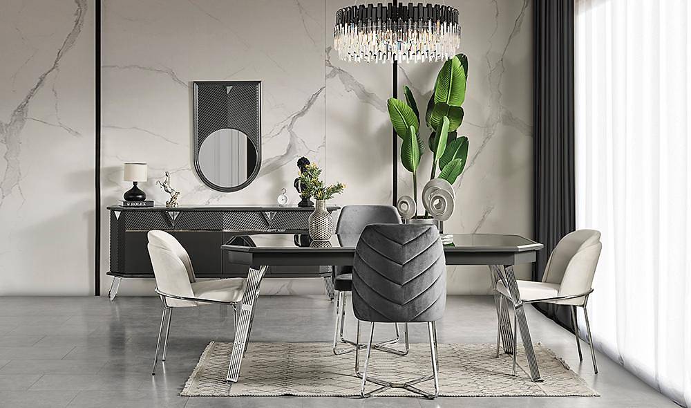 Suave Antrasit Yemek Odası Yemek Odası
