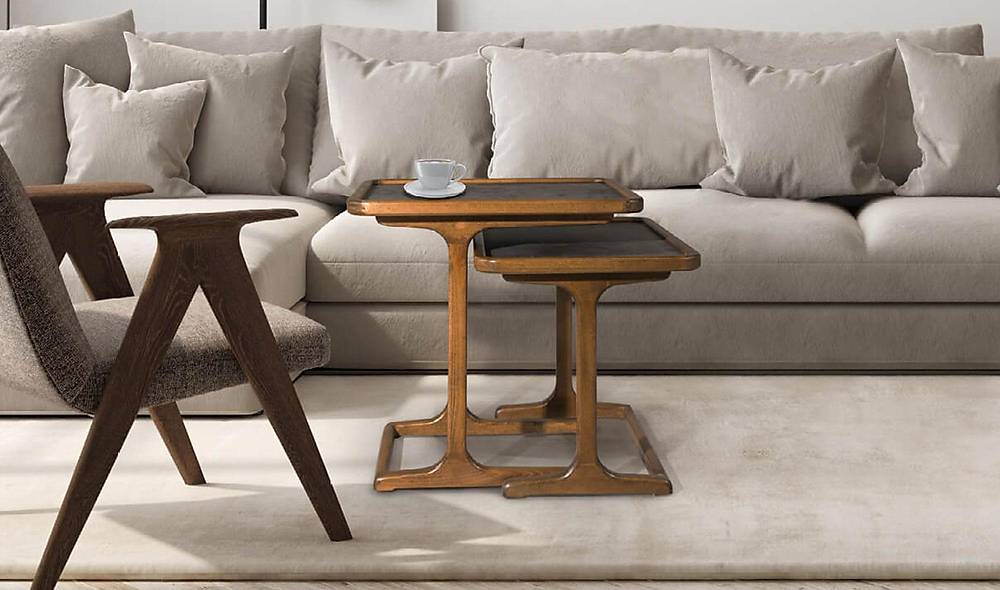 Neo İkili Zigon Sehpa Sehpa ve Aksesuar