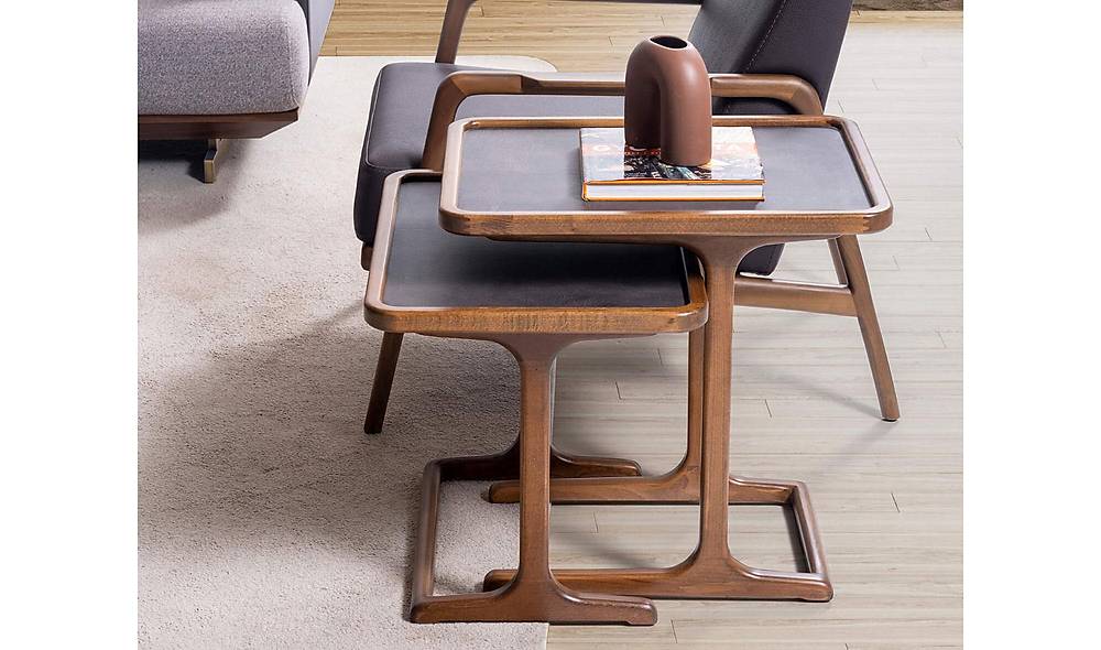 Neo İkili Zigon Sehpa Sehpa ve Aksesuar