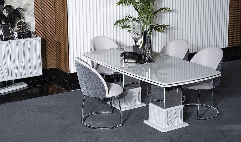 Voga Luxury Yemek Masası Takımı Yemek Masası Takımı