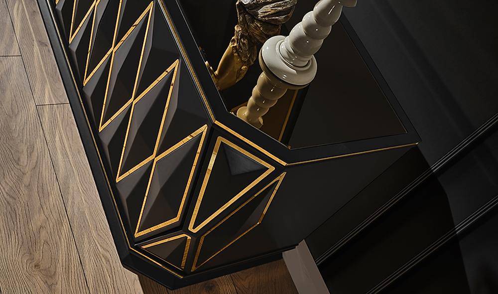 Sanremo Siyah Tv Ünitesi TV Ünitesi