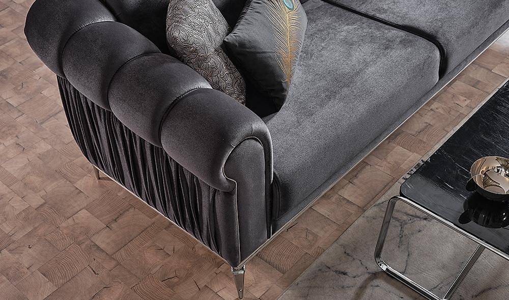 Capris Salon Takımı Metal Kasa Koltuk Takımı