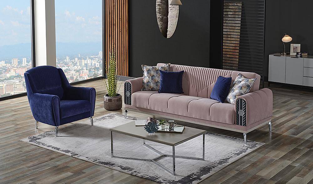 Regal Oturma Grubu Metal Kasa Oturma Grubu