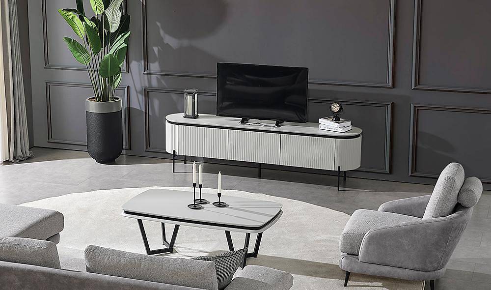 Mood Gri Tv Sehpası TV Ünitesi