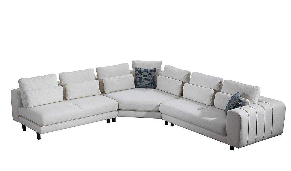 David Krem Köşe Takımı Köşe Koltuk