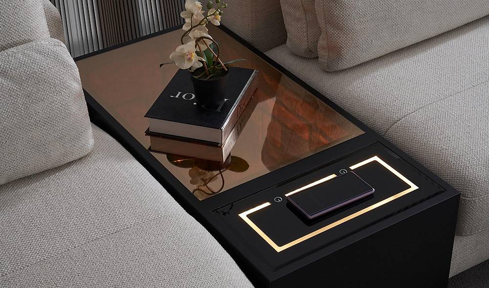 David Krem Köşe Takımı Köşe Koltuk