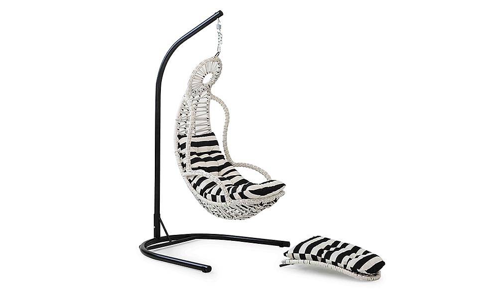 Elit Balkon - Bahçe Beyaz Salıncak Salıncak