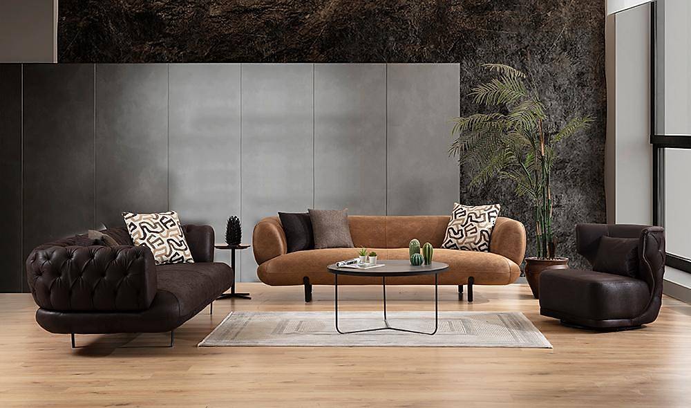 Brown Koltuk Takımı - Kahverengi