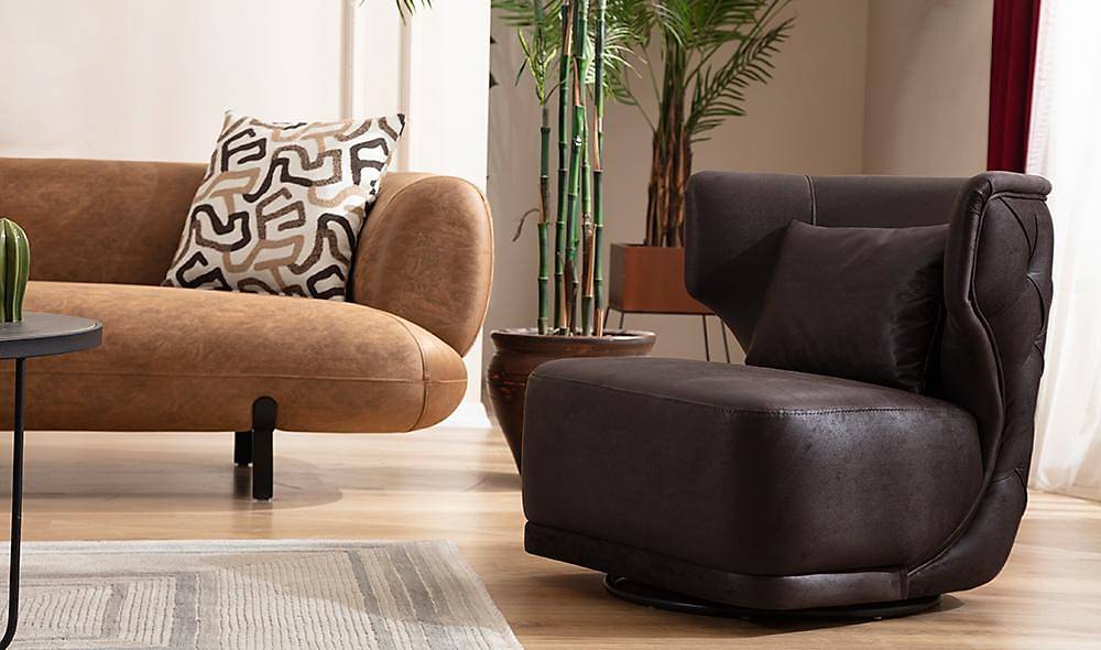 Brown Koltuk Takımı - Kahverengi Koltuk Takımı