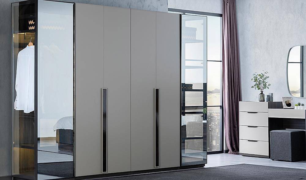 Cardea Bazalı Yatak Odası - Fanus Cam Kapaklı Yatak Odası