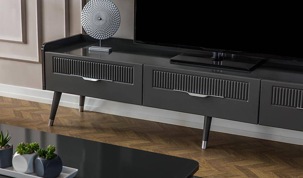 Argemon Tv Ünitesi - Antrasit TV Ünitesi