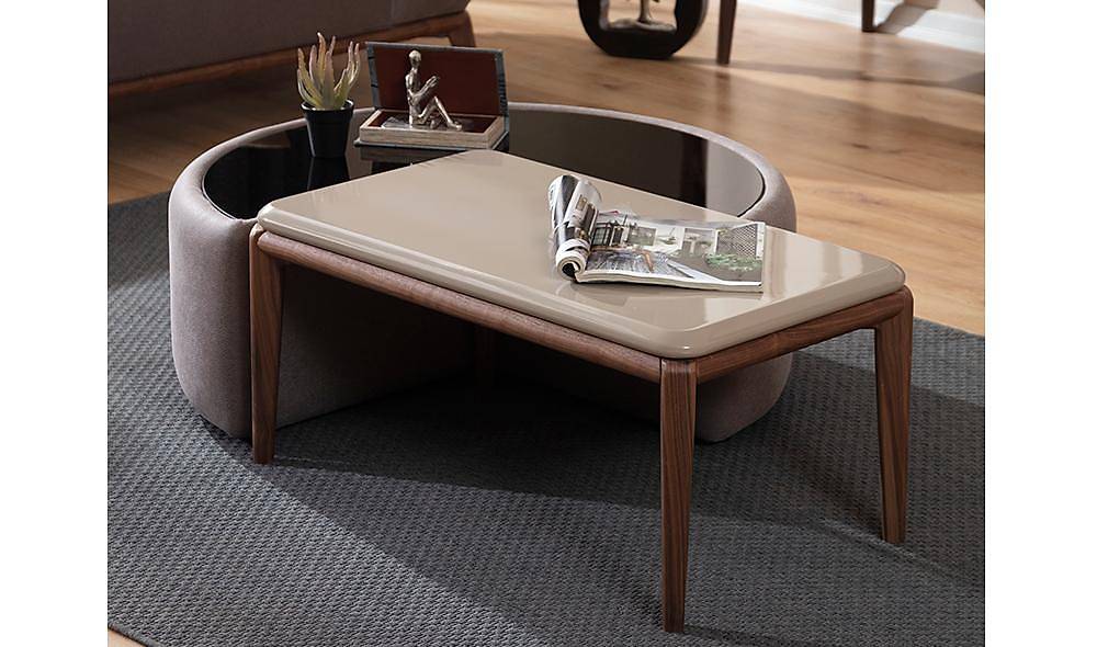 Biblo Puflu Orta Sehpa Sehpa ve Aksesuar