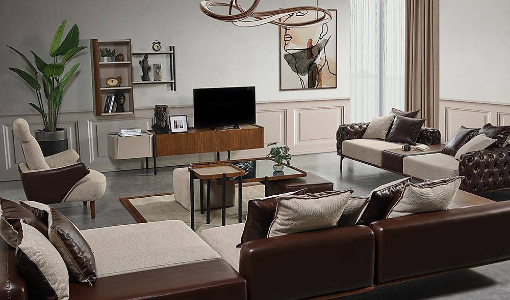 Pearl Tv Ünitesi - Vitrinli TV Ünitesi