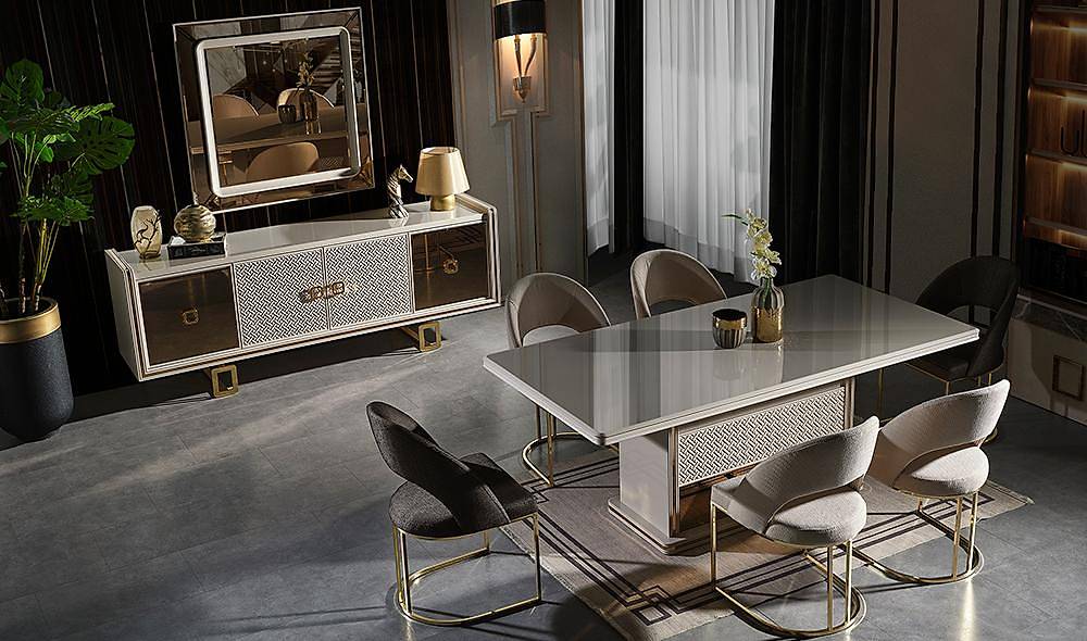 Tiana Yemek Odası - Gold Yemek Odası