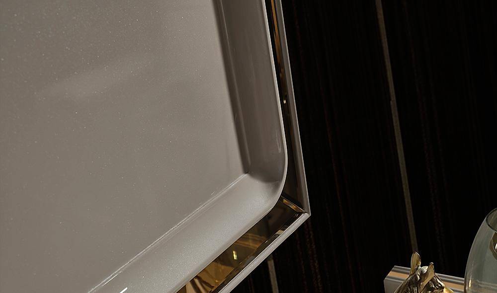 Tiana Tv Ünitesi - Gold - Şömineli TV Ünitesi