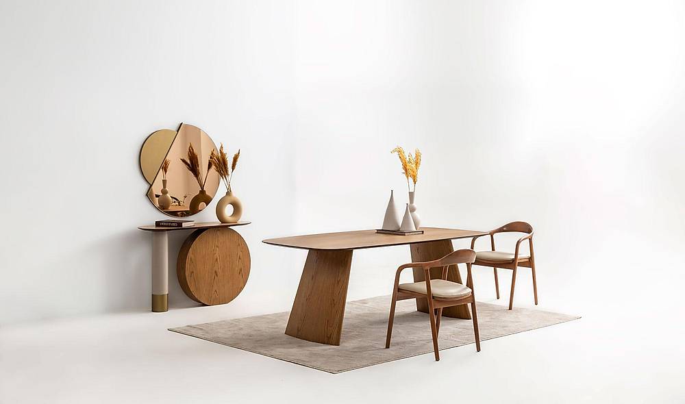 Penora Yemek Odası - Meşe - Bej Yemek Odası