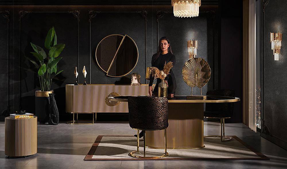 Crown Yemek Odası - Gold Yemek Odası