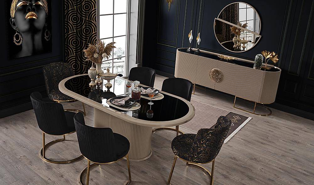 Crown Yemek Odası - Cappuccino Yemek Odası