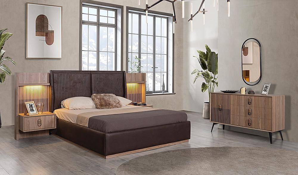 Santino Bazalı Yatak Odası Yatak Odası