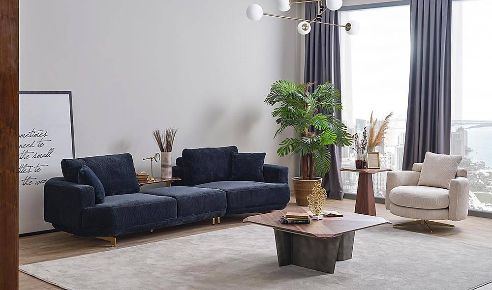 Blomberg Koltuk Takımı - Krem Koltuk Takımı