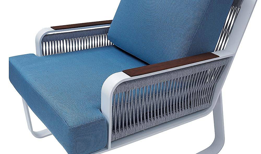 Arven Bahçe Koltuk Takımı - Mavi Bahçe Oturma Grubu